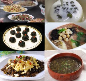 圖13.念珠藻菜肴（來自度娘，這個時候還是度娘靠譜）