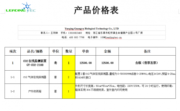 co2二氧化碳濃度檢測(cè)柜 - 圖片 3
